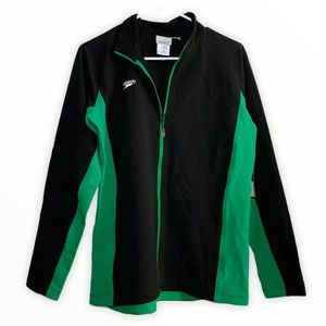 NWT Speedo Colorblock Full Zip Athletic Sweater